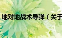 地对地战术导弹（关于地对地战术导弹简介）