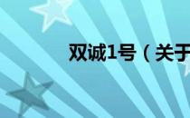 双诚1号（关于双诚1号介绍）