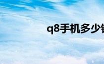 q8手机多少钱（q8手机）