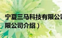 宁夏三马科技有限公司（关于宁夏三马科技有限公司介绍）