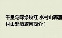 千里莺啼绿映红 水村山郭酒旗风（关于千里莺啼绿映红 水村山郭酒旗风简介）