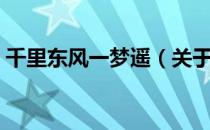 千里东风一梦遥（关于千里东风一梦遥简介）