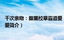 千次亲吻：腹黑校草霸道爱（关于千次亲吻：腹黑校草霸道爱简介）