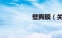 壁胸膜（关于壁胸膜）