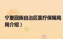 宁夏回族自治区医疗保障局（关于宁夏回族自治区医疗保障局介绍）