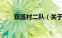 双莲村二队（关于双莲村二队介绍）