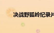 决战野狐岭纪录片3（决战野狐岭）