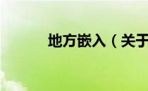 地方嵌入（关于地方嵌入简介）