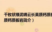 千枚状绿泥绢云长英质钙质板岩（关于千枚状绿泥绢云长英质钙质板岩简介）