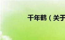 千年鹤（关于千年鹤简介）