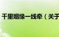 千里姻缘一线牵（关于千里姻缘一线牵简介）