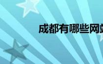 成都有哪些网站（明星和成）