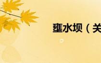 壅水坝（关于壅水坝）