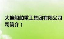 大连船舶重工集团有限公司（关于大连船舶重工集团有限公司简介）