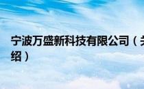宁波万盛新科技有限公司（关于宁波万盛新科技有限公司介绍）