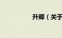 升卿（关于升卿简介）