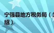 宁强县地方税务局（关于宁强县地方税务局介绍）