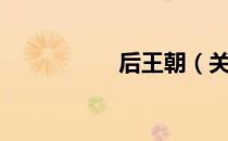 后王朝（关于后王朝）