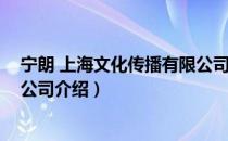 宁朗 上海文化传播有限公司（关于宁朗 上海文化传播有限公司介绍）