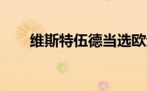 维斯特伍德当选欧巡赛年度最佳球员