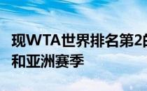 现WTA世界排名第2的哈勒普宣布将退出美网和亚洲赛季