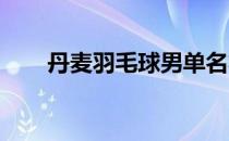 丹麦羽毛球男单名将约根森当爸爸了