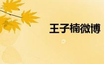 王子楠微博（王楠微博）