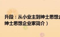 升段：从小业主到绅士思想企业家（关于升段：从小业主到绅士思想企业家简介）