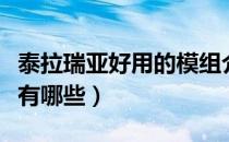 泰拉瑞亚好用的模组介绍（泰拉瑞亚推荐模组有哪些）