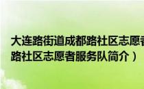 大连路街道成都路社区志愿者服务队（关于大连路街道成都路社区志愿者服务队简介）