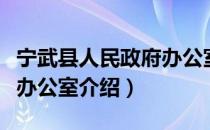 宁武县人民政府办公室（关于宁武县人民政府办公室介绍）