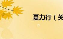 夏力行（关于夏力行）