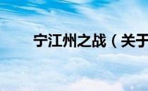 宁江州之战（关于宁江州之战介绍）