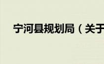 宁河县规划局（关于宁河县规划局介绍）