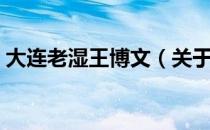 大连老湿王博文（关于大连老湿王博文简介）