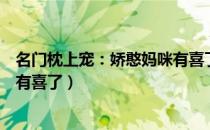 名门枕上宠：娇憨妈咪有喜了（关于名门枕上宠：娇憨妈咪有喜了）
