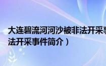 大连碧流河河沙被非法开采事件（关于大连碧流河河沙被非法开采事件简介）