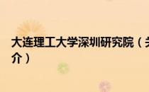 大连理工大学深圳研究院（关于大连理工大学深圳研究院简介）
