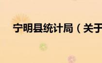 宁明县统计局（关于宁明县统计局介绍）