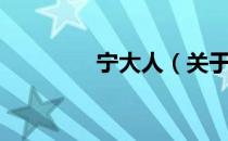 宁大人（关于宁大人介绍）