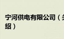 宁河供电有限公司（关于宁河供电有限公司介绍）