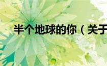 半个地球的你（关于半个地球的你简介）