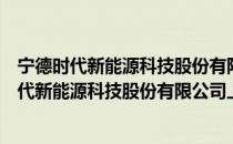 宁德时代新能源科技股份有限公司上海分公司（关于宁德时代新能源科技股份有限公司上海分公司介绍）
