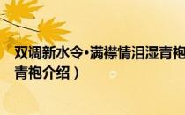 双调新水令·满襟情泪湿青袍（关于双调新水令·满襟情泪湿青袍介绍）