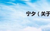 宁夕（关于宁夕介绍）