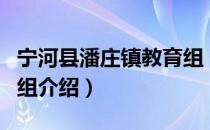 宁河县潘庄镇教育组（关于宁河县潘庄镇教育组介绍）
