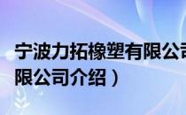 宁波力拓橡塑有限公司（关于宁波力拓橡塑有限公司介绍）