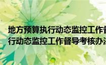 地方预算执行动态监控工作督导考核办法（关于地方预算执行动态监控工作督导考核办法简介）