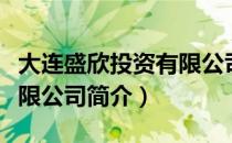 大连盛欣投资有限公司（关于大连盛欣投资有限公司简介）