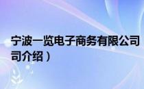 宁波一览电子商务有限公司（关于宁波一览电子商务有限公司介绍）